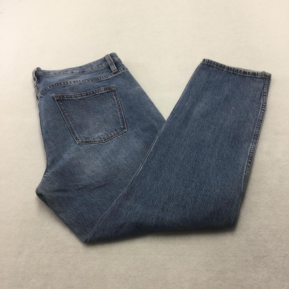 J.Crew Broken In Boyfriend Jeans Womens 31 Blue Light Wash Relaxed Distressed